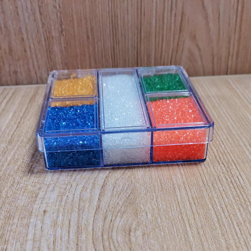 HeDeon&Rles White Gold Blue Green Orange Sanding Sugar Crystals Sparkling Sugar Crystals for Baking Icing Cookie