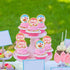40 Pack Edible Ice Cream Cupcake Toppers - Ercadio Birthday Party Decorations for Kids Summer Theme