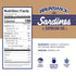 3.75 oz (Pack 12) 14g Brunswick Wild Caught Sardines in Soybean Oil, Can of - Protein per Serving - Gluten Free, Keto