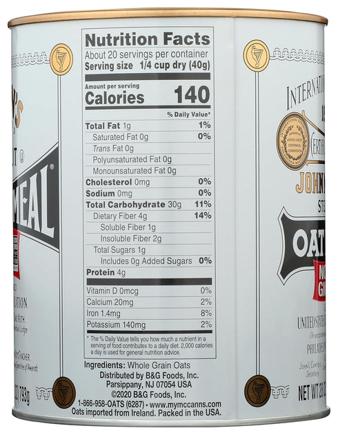 28 McCanns, Oatmeal Irish Tin, Ounce