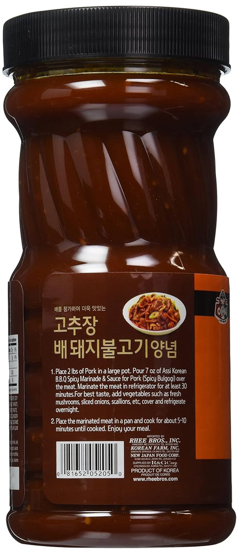 Assi 32 Korean Hot B.B.Q Sauce for Pork, Ounce