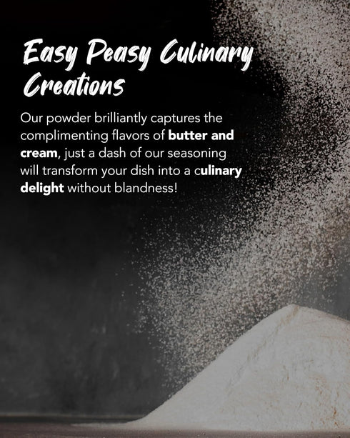 Funtable Cream Butter Seasoning, 4.2oz - Sweet & Creamy Flavor Powder for Chicken, Popcorn & More