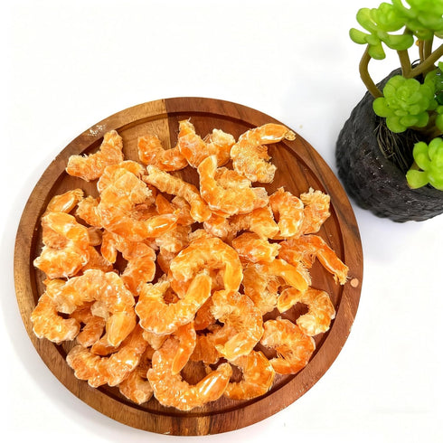8oz, 8OZ/Bags DABC OAK LAND Dried Shrimp Medium Large Florida Sun Died Shrimp USA Dried Seafood Fresh-Caught
