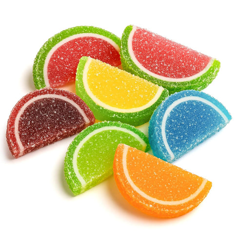3 Gummy Gummies NY Spice Shop Mini Assorted Fruit Slices Candy - Pound Assorted Flavors Jelly Candies - Candy Bulk