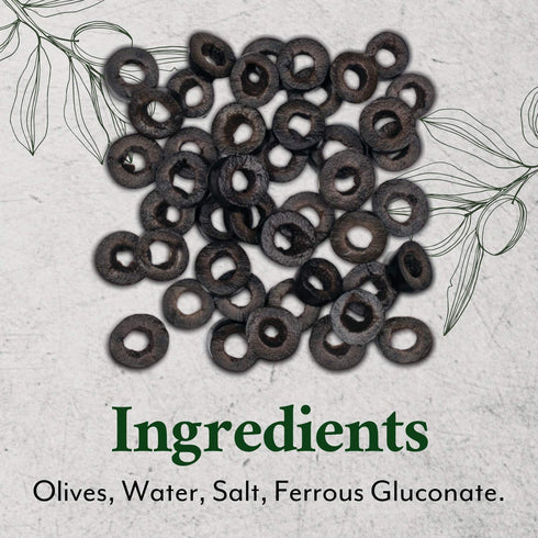 55-Ounce Roland Foods Sliced Black Ripe Olives, Specialty Imported Food, Can
