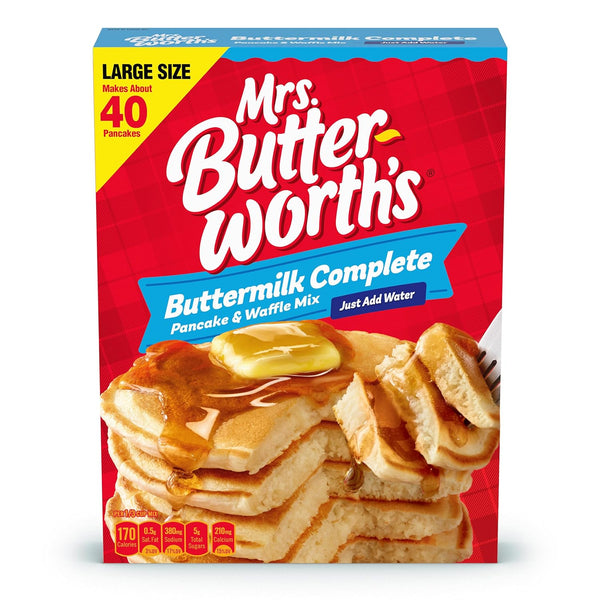 by Mrs. Butterworth's Mrs. Butterworth's Complete Buttermilk Pancake and Waffle Mix, 32 oz
