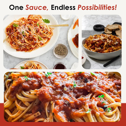 24oz (Pack 3) Dave's Gourmet Organic Spicy Heritage Red Pasta Sauce - Jar of - Zesty & Rich Tomato Chili Blend