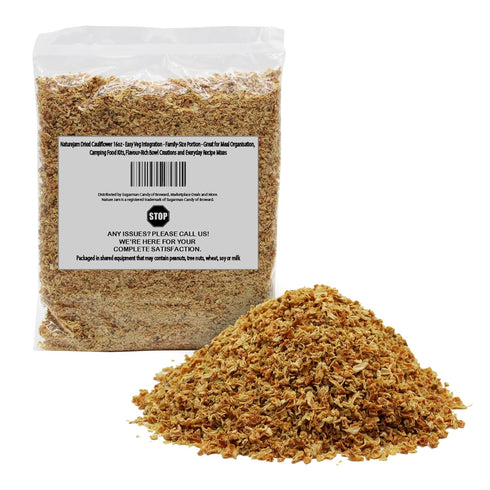 Naturejam Dried Cauliflower 16oz - Easy Veg Integration - Family-Size Portion -