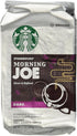 Starbucks Ground Coffee, Morning Joe, Dark Roast Coffee, Notes of Baking Chocolate