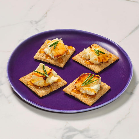 6 8.5 oz Triscuit Balsamic Vinegar & Basil Whole Grain Wheat Crackers, Lunch Snacks, Bulk Snack Crackers, - Boxes