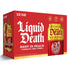 12 Oz (Pack 12) Liquid Death Iced Tea - Rest In Peach (Peach-Flavored Black Tea), Less Sugar*, Boost of Caffeine, B