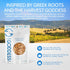 100% 10oz (1-Pack) Greek Goddess Gourmet Maple Oat Granola with Pure Maple Syrup, Coconut, Extra Virgin Olive Oil