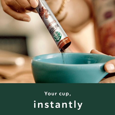 Packets, 50 Packets Starbucks VIA Instant Coffee Single Serve, Dark Roast Coffee, Decaf Italian Roast
