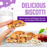 5oz 4 Pack Cooper Street Italian Biscotti Cookies - Twice Baked Biscotti Style Cookie Biscuits in Delicious Cherry