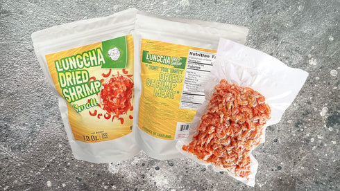 Dried Shrimps with Salt for Asian Cuisine, Fresh Seafood Flavor or Snack, Sun Dried (200)