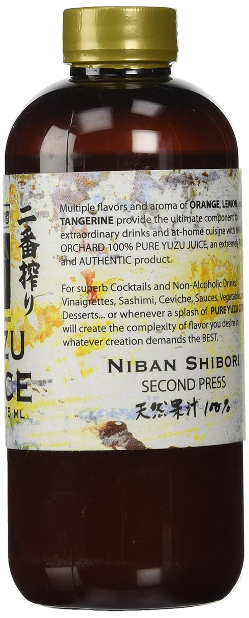 Yakami Orchard 100 12 oz. 375 ml % Pure Japanese Yuzu Juice /