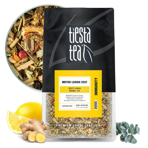 Tiesta Tea - Meyer Lemon Zest, Loose Leaf, Zesty Lemon Herbal Tea,