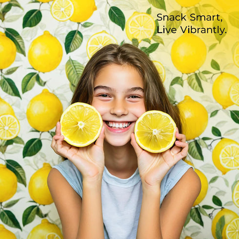 2.5 OZ (71 -2 100% Premium Dried Lemon Slices Dehydrated Lemons g) Bags - Natural Gluten Free Fruit Snacks Made in US