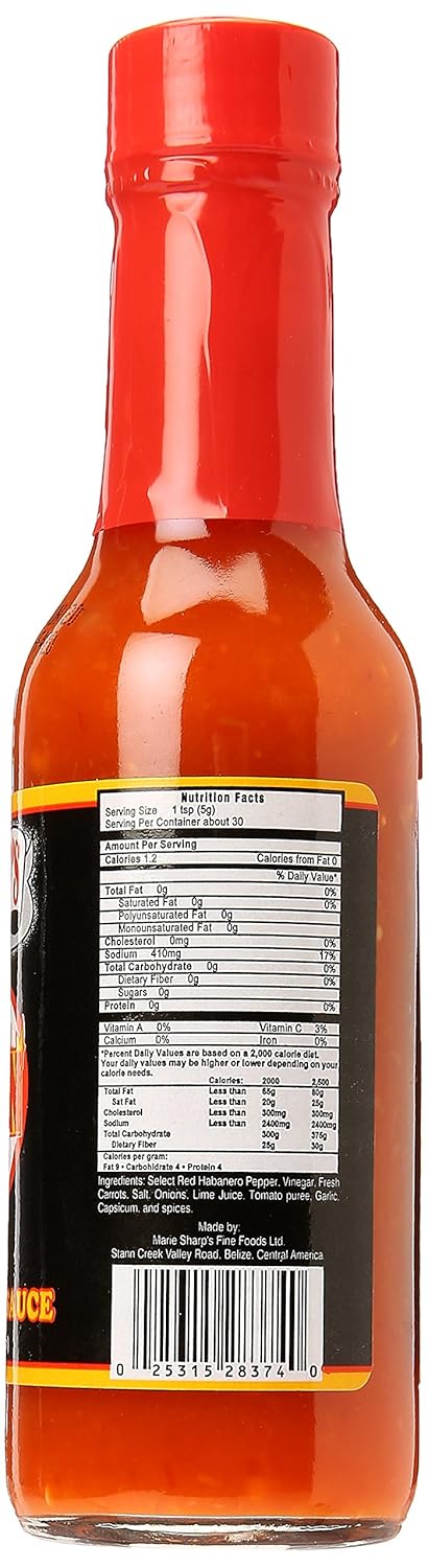 Marie Sharp's Belizean Heat Habanero Pepper Hot Sauce