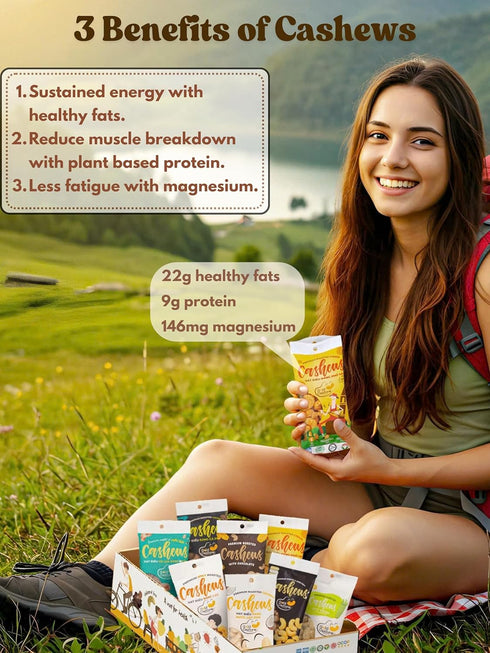 Gold Cashew 17.64 oz (Pack 1) (10 Cashews Roasted Lightly Salted - Snacks for Adults, Whole Nut (No Mixed), Oil Free