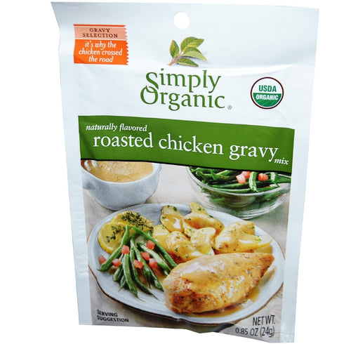 Simply Organic Roasted Chicken Gravy Seasoning Mix 0.85 oz