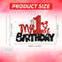 BEISHIDA Boys Cake Toppers Mouse Cake Topper Mouse Birthday Party Decorations My 1st Birthday Red and Black Mouse Birthday Party Supplies for Kids Boys