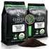 The Bean Organic Coffee Company 50/50 (Half Caff) French Roast, 50% Decaf,