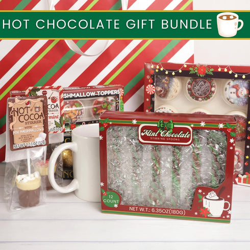 36 (Pack 3) Mint Chocolate Candy Spoons, Hot Cocoa and Coffee Stir Sticks, Christmas Stocking Stuffers Total Pieces