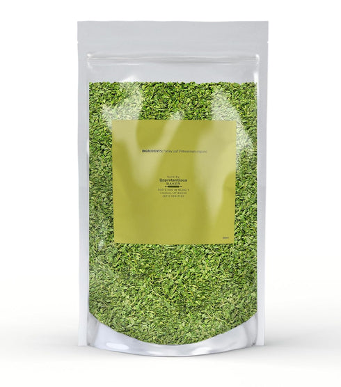 Unpretentious Parsley Flakes - Culinary Staple, Non-GMO, Bulk Size (8 oz)