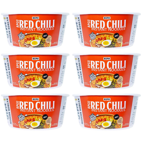 BIAS Apgu Red Chili Instant Noodles - Spicy Korean Ramen with Premium