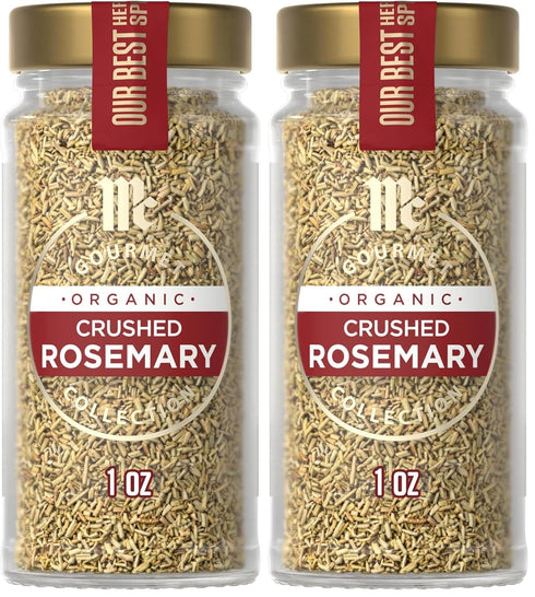 McCormick Gourmet Organic Crushed Rosemary, 1 Oz (Pack of 2)