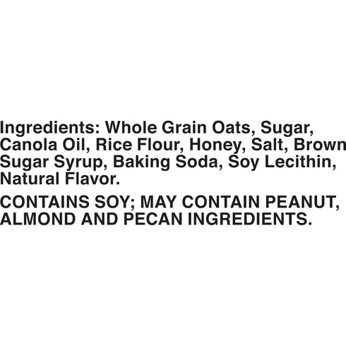 15 Nature Valley Granola Bars, Crunchy, Peanut Butter & Oats 'N Honey, Ounce