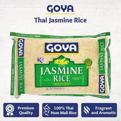 5 2-Pack Goya Thai Jasmine Rice, Pound