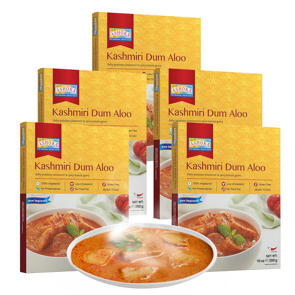 Ashoka Meals 1932, Vegetarian Kashmiri Styled Potatoes, All-Natural, Ready to Eat Microwavable