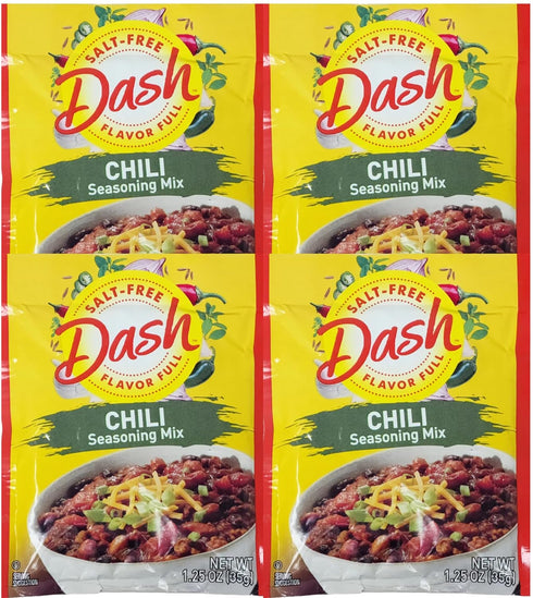 Mrs Dash Salt Free Chili Mix - 4 Pack (1.25 oz Packets)