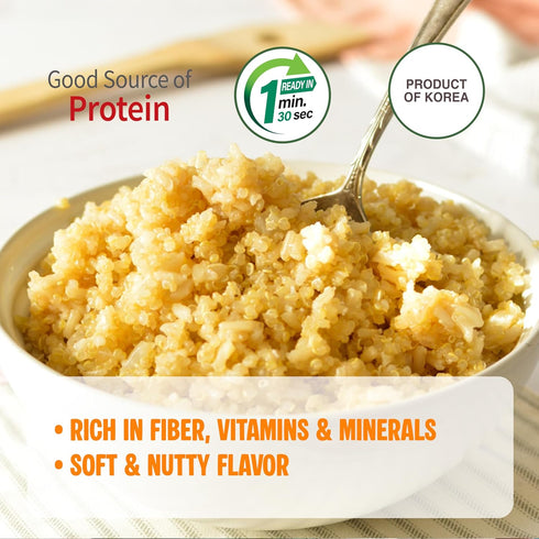 5.3 oz (Pack 4/ Jayone Instant Cooked Rice, Pantry Staple Bap, Sticky, Microwavable, Shelf Stable Asian Bap, Product