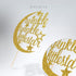 Gold Glitter Twinkle Twinkle Little Star Cake Topper for Baby Shower, Gender Reveal, Birthday Party Decorations