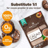 1:1, (24oz. 113 Navitas Organics Cacao Powder - Cocoa Powder Substitute For Hot Chocolate, Baking & More - Regenerative