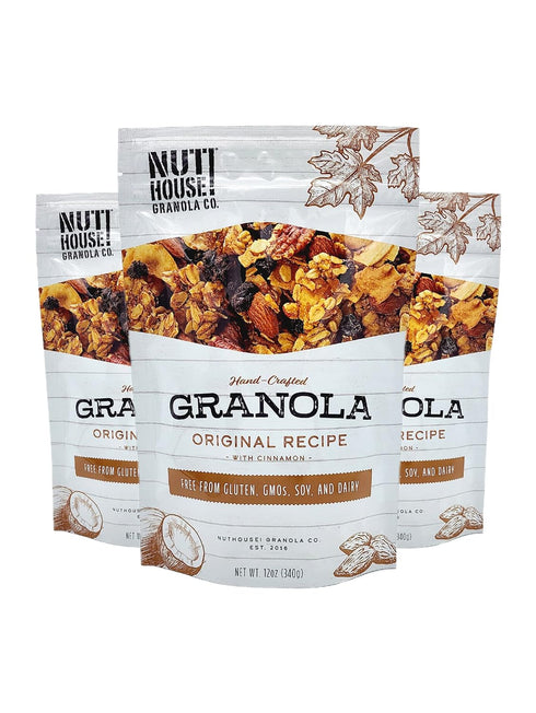 NutHouse! Granola Company - Premium Original Recipe Granola | Certified Gluten-Free, Non-GMO,