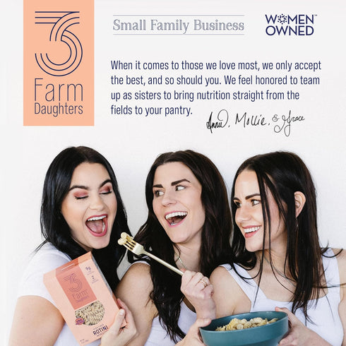 Pack, 2 12 oz. (8 Pack) Three Farm Daughters High Fiber Pasta Spaghetti Irresistible, Low GI, Non GMO Spaghetti Pasta