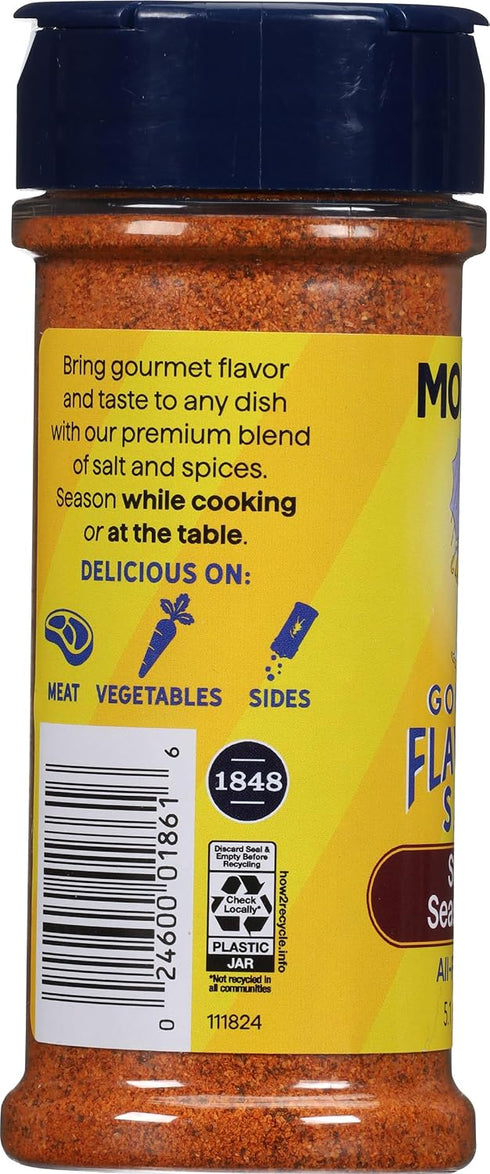 5.1oz Morton Gourmet Flavored Salt Steak Seasoning