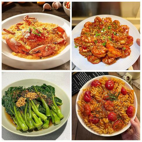 11.3oz 320g, Crispy Fried Garlic - No Salt | Dehydrated | Chopped | Dried Minced Garlic, Crunchy Asian Seasoning