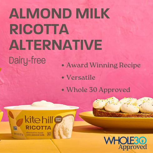 Kite Hill 8 Ricotta, cheese, Ounce