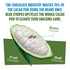 70% 5g 4 Pack Blue Stripes - Chocolate Covered Cacao Beans, Hazelnut Butter, Cacao, No Refined Sugar, Gluten Free