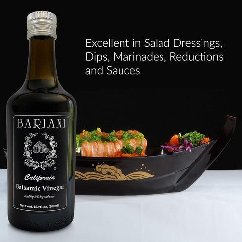 Bariani 16.9 fl.oz Organic Balsamic Vinegar of California - Natural and Semi-Sweet