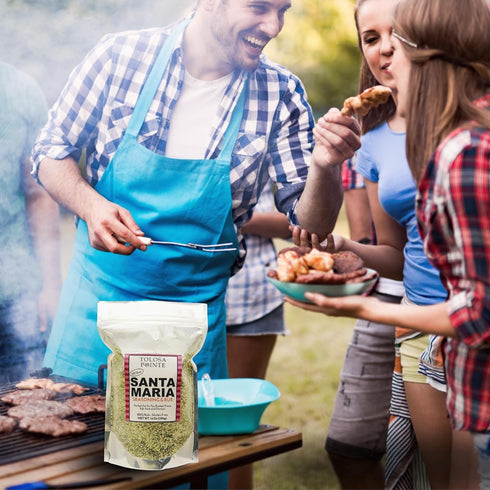 Tolosa Pointe 14 Oz (396g) All Que Santa Maria Seasoning & BBQ Rub for Chicken, Steak, Pork, Ribs, Prime Rib Roast, BBQ