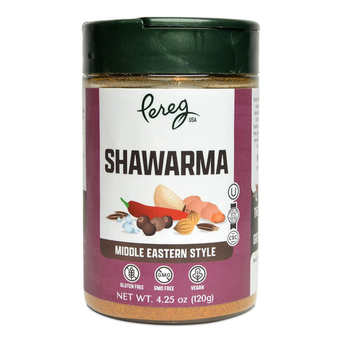 (4.25 Oz) Pereg Shawarma Spice Seasoning - Spice Rub for Meat, Beef, Gyro & Poultry Grill Flavor Middle Eastern Spice