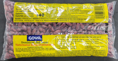 16OZ GOYA DOMINICAN RED BEANS/HABICHUELAS ROJAS DOMINICANAS BAG