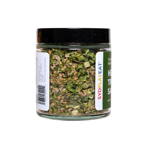 1.4 Oz Truffle Salt Blend with Garlic, Onion, Chives, Cilantro, Parsley, Sea Salt - Try on Popcorn, Eggs, Chicken