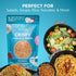 3.5 Oz., Homtiem Crispy Garlic & Onion : Original Mild Mild Spice, Versatile Seasoning, All-Natural, Non-GMO, Vegan